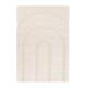 Tapis shaggy ultra doux et facile à entretenir beige 120 x 170