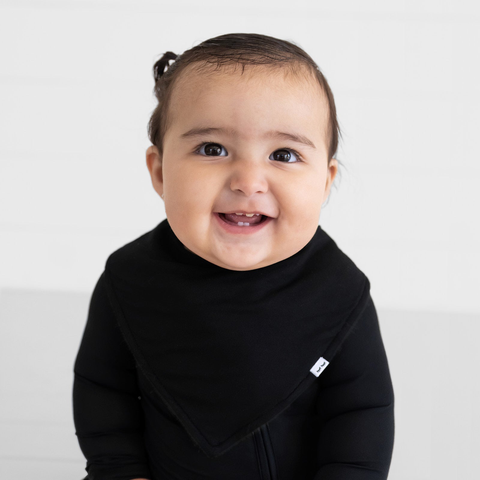 Black Bamboo Bandana Bib - OSFA