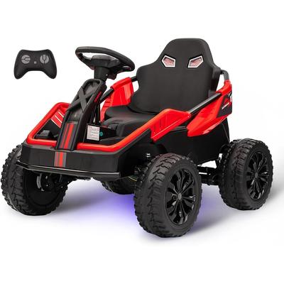 24V Ride On Toys for Big Kids, 4 Eva Wheels Utv