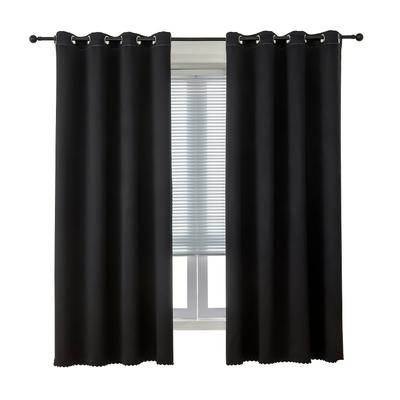 TEMU 1pc Blackout Curtains, Grommet Top Window Drapes, Window Treatments For Bedroom Living Room, Home Decoration, Room Decoration