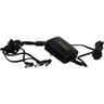 Power Adaptor, 4.5V, Black, 3-Output, Fixed Plug, Gs Cod. 94567