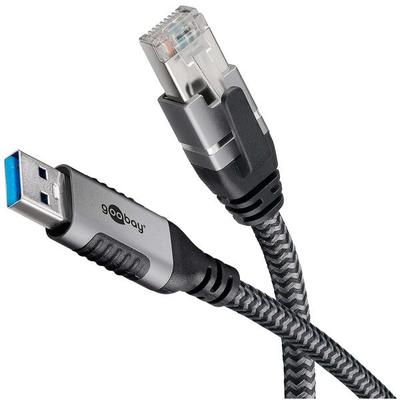 goobay USB-A auf RJ45 Adapterkabel 15 m