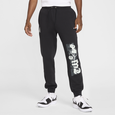 Nike Ja Men's Fleece Basketball Jogger Trousers - Black - Cotton/Polyester