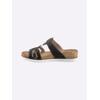 Pantolette FISCHER, Damen, Gr. 40, schwarz, Lederimitat, modisch, Schuhe