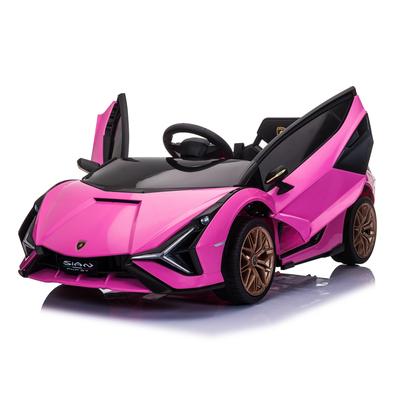 Easy-Operate 12V Ride-On Car for Kids with 3-Point Seatbelt, Remote Control, and Anti-Skid Tires, Gift for Boys and Girls