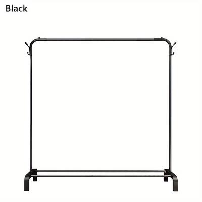 TEMU 144*95*44.5cm Heavy Duty Clothes Rail Rack Garment Hanging Display Stand Shoes Storage Shelves