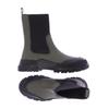 Garment Project Damen Stiefelette, Gr. 39, grün, kein Etikett