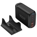 160 W Gan Fast Charge 3.0 USB Typ C Schnellladegerät Mobiles 6-Port USB Typ C PD Ladegerät Praktisch zum Mitnehmen Tablet-Ladegerät