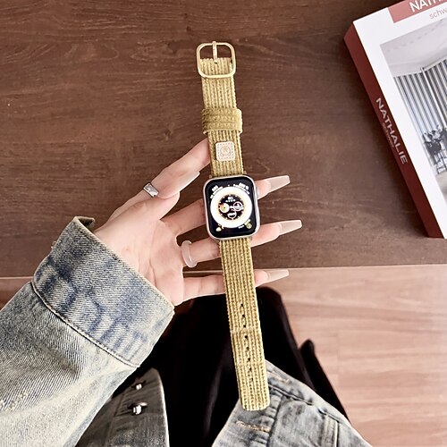 Solo-Loop Kompatibel mit Apple Watch Armband 38mm 40mm 41mm 42mm 44mm 45mm 49mm Niedlich Verstellbar Atmungsaktiv Nylon Ersatzarmband für iwatch Ultra 2 Series 9 8 7 SE 6 5 4 3 2 1 Image
