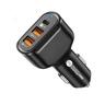 USB C Car Charger PD Car Charger Adapter 3 Ports Mini USB Car Charger 30W Fast Charging Car Adapter