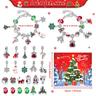 Advent Calendar 2024 Jewellery Countdown Calendar Jewellery Bracelet 24-Day Calendar Bracelet Christmas Advent Countdown Jewellery Craft Set to Improve the Festive Atmosphere for Friends