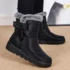 Schnee Stiefel Frau Mode Frauen Schuhe Plattform Schuhe Frau Solide Mid frauen Hohe Stiefel Neue Botas Mujer Winter Damen stiefel