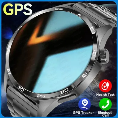 Smart Watch 1,53 Zoll HD AMOLED-Bildschirm NFC GPS Tracker IP68 Bluetooth Anruf Smartwatches Männer Image