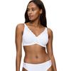 Minimizer-BH TRIUMPH "Amourette", Damen, Gr. 90, Cup C, weiß, Microtouch, Spitze, Obermaterial: 68% Polyamid, 32% Elasthan, unifarben, elegant, BHs, verkleinert die Brust optisch, Spitzenakzente