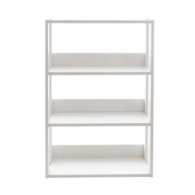 Iris Ohyama - Bücherregal, 3-stufiges Regal, 14 cm breite verstellbare Regale, Stabil, Industriell, Image