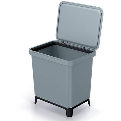 Recyclingeimer quadratisch 30L Farbe grau KEDEN Image