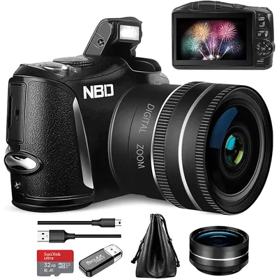 NBD 4K Digital Camera for Photography and Video 48MP Vlogging Camera 52mm Wide Angle 16X Digital