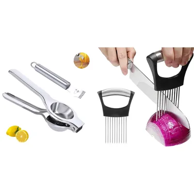 Lemon Squeezer, Lemon Zester & Vegetable Chopper,Vegetable Slicer, Juicer Manual, Lemon Juicer