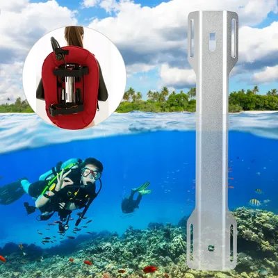 Diving Accessories Techical Aluminium Diving Single Adapter for Backplate Aluminium Backplate