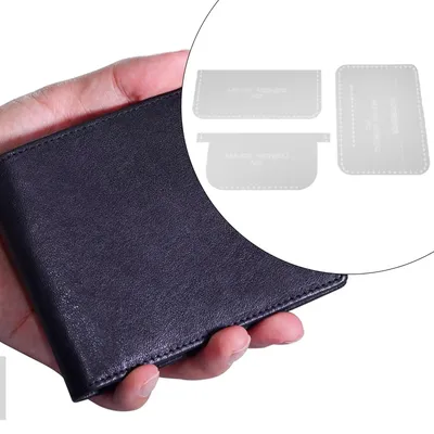 Leather Pattern Template Card Holder Leather Templates for Crafting Knitting