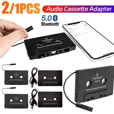 Universal Bluetooth 5.0 Converter Car Tape MP3/SBC/Stereo Bluetooth Audio Cassette For Aux Adapter