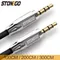 STONEGO Jack 3.5 Audio Cable 3.5mm Speaker Line Aux Cable for iPhone 6 Samsung galaxy s8 Car