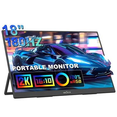 for InnoView 2K 180HZ Portable Monitor, 18'' OD Gameplus 2560x1600 QHD 100% sRGB Portable Gaming