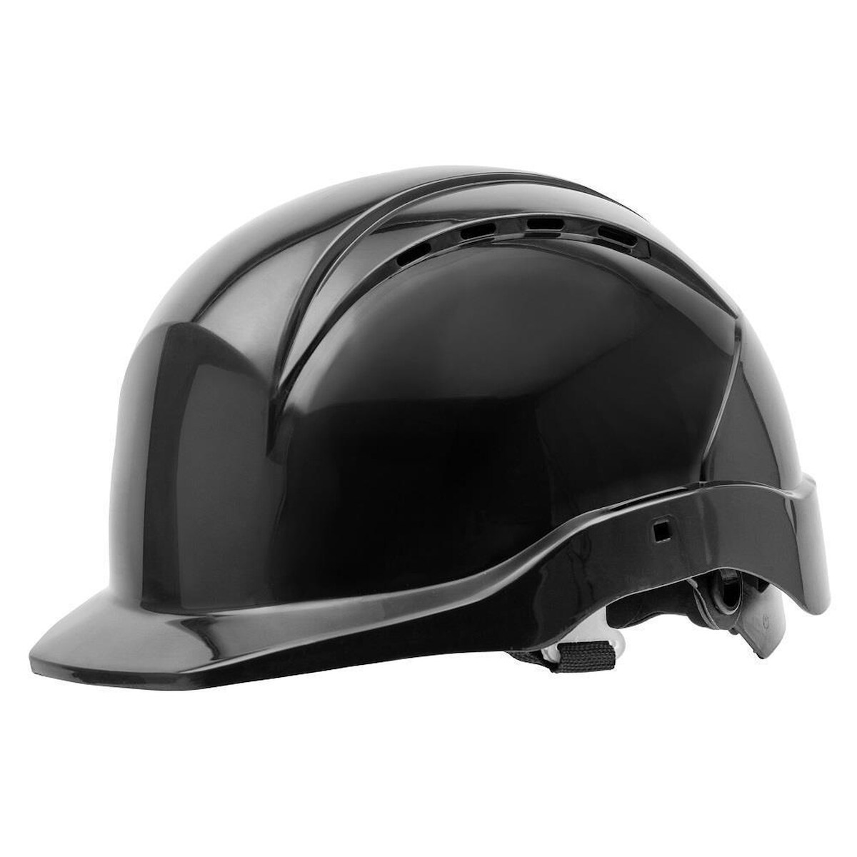 AS Arbeitsschutz Nitras Industrieschutzhelm Head Protect | 10 Helme | Kunststoff schwarz Image