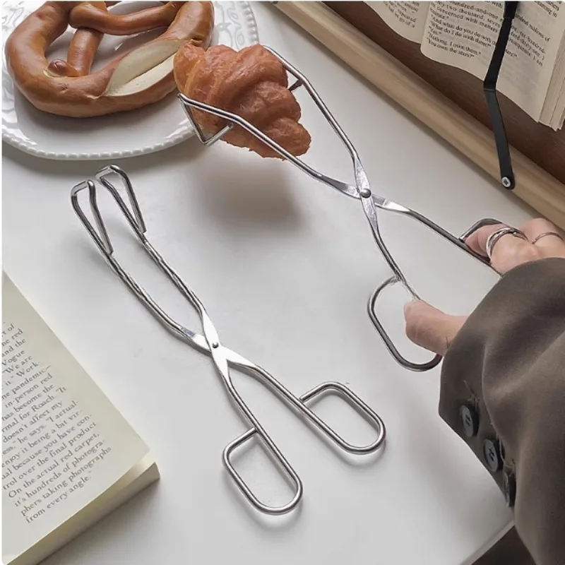 Edelstahl Lebensmittel Clip Küchen clip Barbecue Steak Dreieck Brot Clip Image