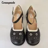 Careaymade-Große größe Reine Handgemachte natrual leder schuhe, "Sen weibliche" casual schuhe, japan