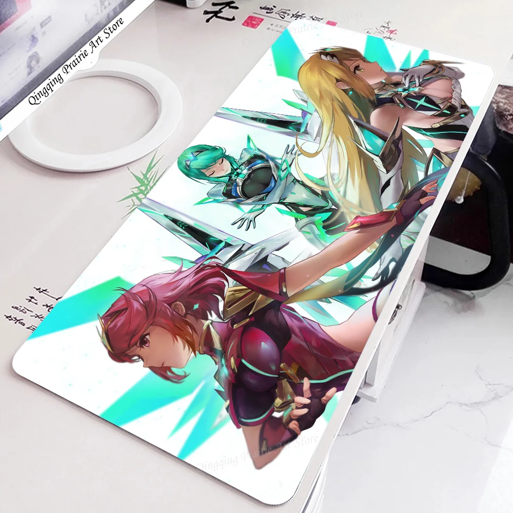 X-xeno blade Chroniken 2 Boden matte Maus matte Schreibtisch matte mit Pad Gaming Zubehör Prime Gaming xxl Tastatur Pad Polster matte