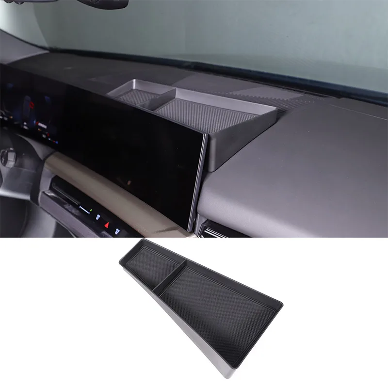 Für BMW 5er G60 2024 Auto Zentrale Steuerung Navigation Bildschirm Hinten Lagerung Box Handy Tablett Zubehör Image