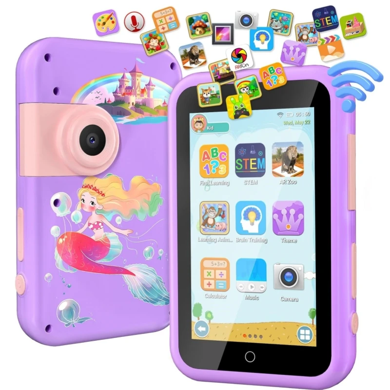 VATOS Kids Smart Phone Toy for Girls Boys Large 4