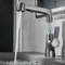 Pull Out Lift Kitchen Faucet 360° Rotatable Bathroom Basin Faucet Stainless Steel Kitchen Sink