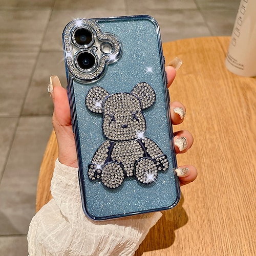 Handy Hülle Handyhüllen Für iPhone 17 Pro Max 17 Air 16 15 14 Pro Max Plus 13 12 11 Pro Max Rückseite Bling Glitzer glänzend Stoßfest Retro TPU Image
