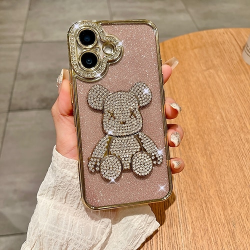 Handy Hülle Handyhüllen Für iPhone 17 Pro Max 17 Air 16 15 14 Pro Max Plus 13 12 11 Pro Max Rückseite Bling Glitzer glänzend Stoßfest Retro TPU Image