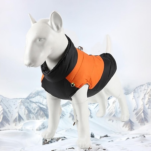 Hund Mäntel Jacke Steppjacke mit Geschirr Wasserdicht Winddicht Warm Outdoor Hundebekleidung for Klein Mittelgroß Groß Image