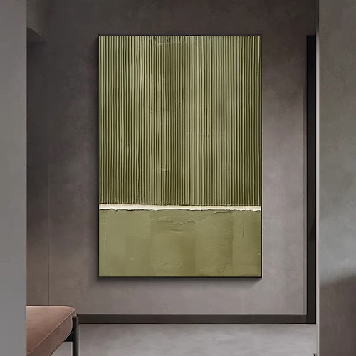 handgemaltes schweres beiges 3D Strukturgemälde minimalistisches Gemälde auf Leinwand Wandkunst modernes neutrales Geschenk Wohndekor Rahmen fertig zum Aufhängen oder ohne Rahmen Image
