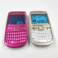 Per Nokia C3 C3-00 nuove parti di ricambio Complete Complete della custodia del telefono cellulare + tastiera inglese e araba