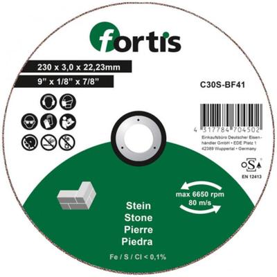 Fortis Trennscheibe Stein 230 x 3,0mm gerade, 230 x 3,0 mm, Stein, gerade