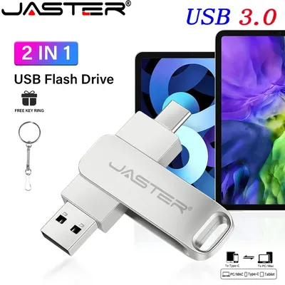 Jaster Hochgeschwindigkeits-USB-Flash-Laufwerk 3.0 3,0 GB TYPE-C für Handy-Speichers tick 64GB Image