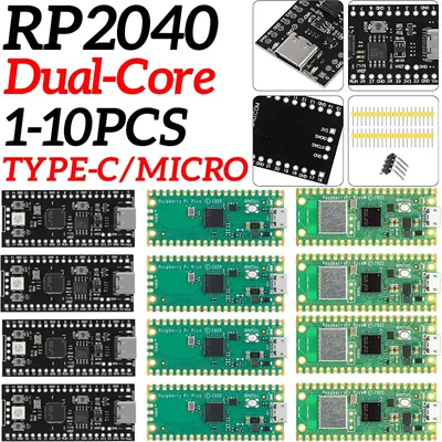 Offizielle Himbeer Pi Pico Board RP2040 Dual-Core 264kb Arm Low-Power-Mikro computer Image