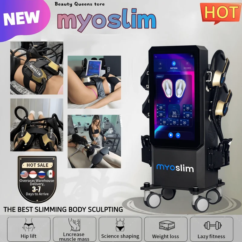 Professionelles Ultra Pro Sculpting RF Fettreduktions- und Muskelaufbaugerät ABS Muskelstimulator EMS Körperstraffung Muskeltonisierung Image