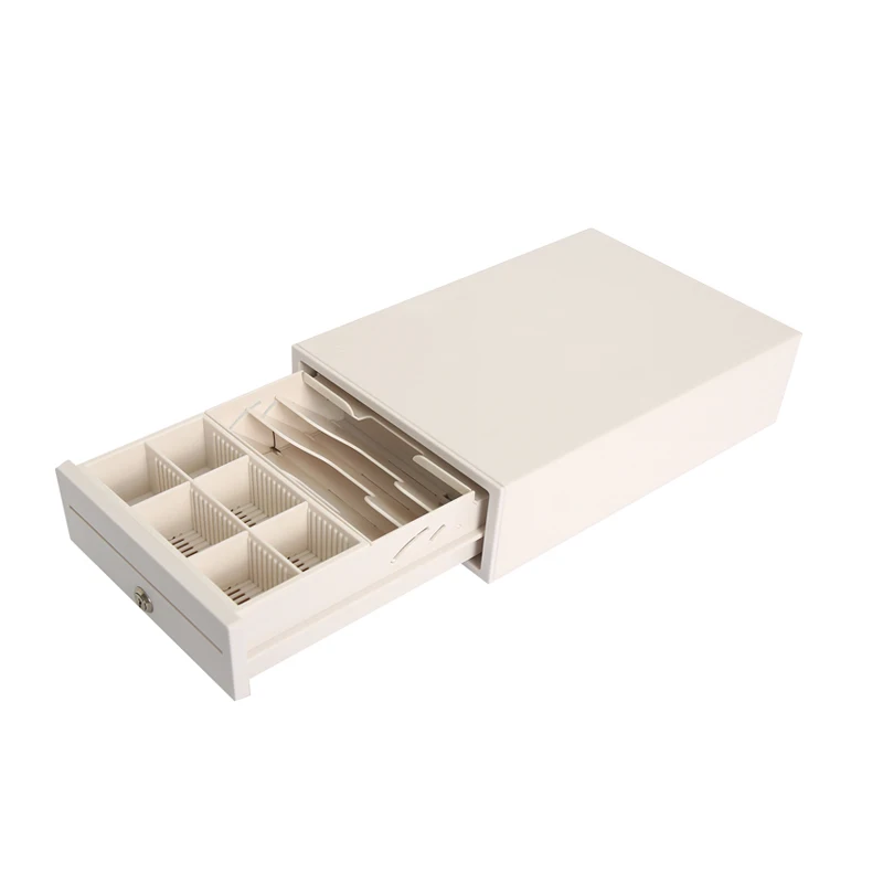 Cash Schublade für POS Maschine Cash Register mit 4 Rechnung 6 Münze halter JR11 Interface und 3 Position Lock Image