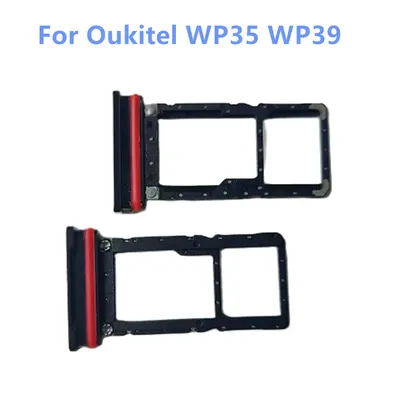 For Oukitel WP39 WP35 WP35S Cell Phone New Original Sim Card Holder Tray Card Slot Repair Parts