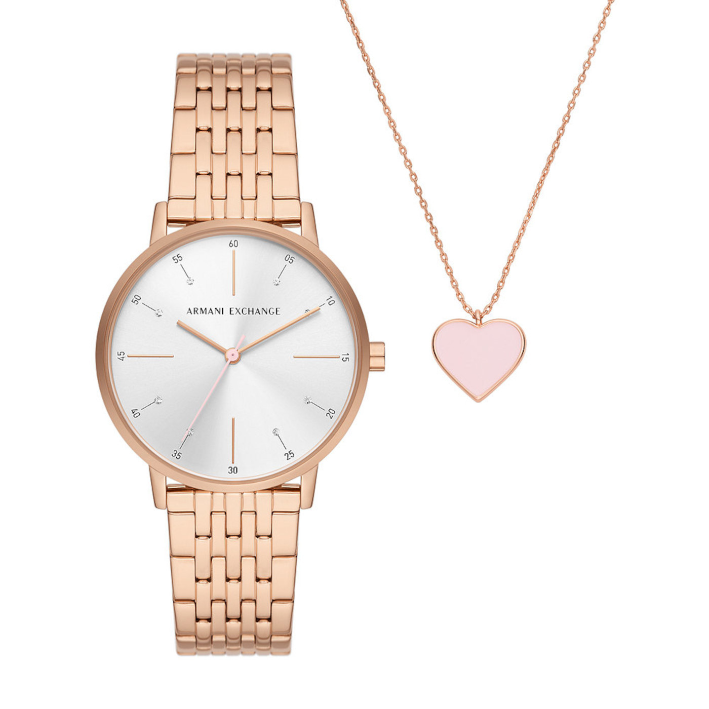 Armani Exchange Lola roségold Damen Armbanduhr AX7145SET Image