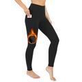 Per donna Pantaloni da yoga Leggings foderati in pile Leggings da yoga Vita Alta Pilates Allenamento in Palestra Allenamento Collant Tinta unica Nero Blu marino scuro Grigio scuro Pile Autunno Inverno
