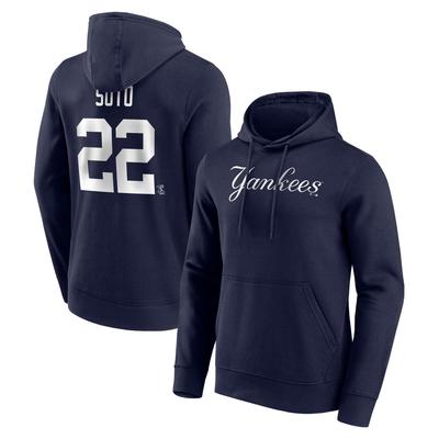 New York Yankees Kapuzenpullover mit Namen und Nummer – Juan Soto 22 – Herren Image
