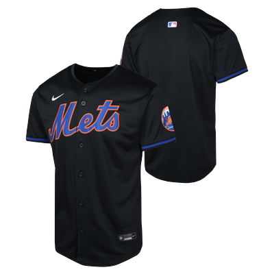 New York Mets Nike Limited Alternative Trikot – Schwarz – Jugendliche Image