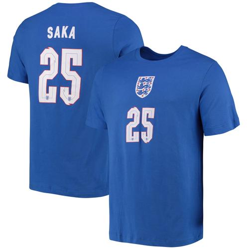 England Saka No25 Name & Nummer T-Shirt - Blau - Herren